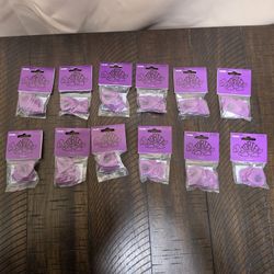 Dunlop 418P1.14 Tortex Standard 1.14mm Purple Guitar Picks Lot Of 12 Bags