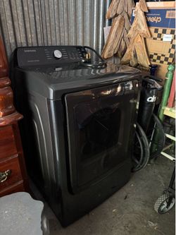 Samsung 4.7 cu ft smart top loader washer and dryer