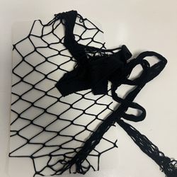 Black fishnets tights- Halloween Costume Cosplay Dress Up- $15 Brand New - Pantimedias Nuevas Negras