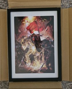 Overlord framed art print