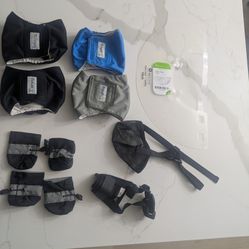 Dog washible diapers, cone, paws protectors, muzzle