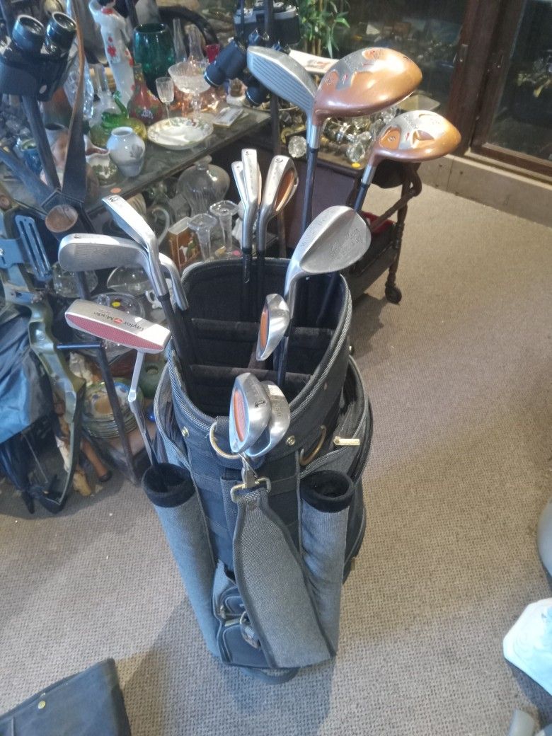 Gulf Clubs And Bag
