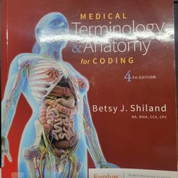 Betsy J. Shiland MS RHIA CCS CHDA CPC CPB CPPM
Medical Terminology & Anatomy for Coding