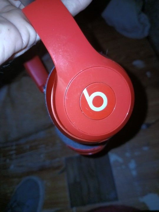 Beats Solo 3 Foldable Arms Red