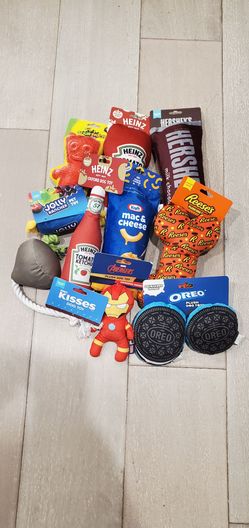 Assorted dog toys bundle