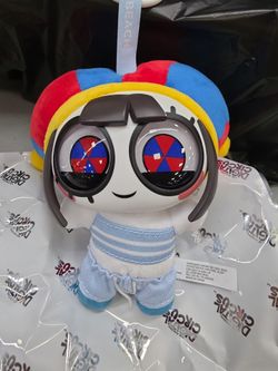 Pomni Series plush keychains (beach version)