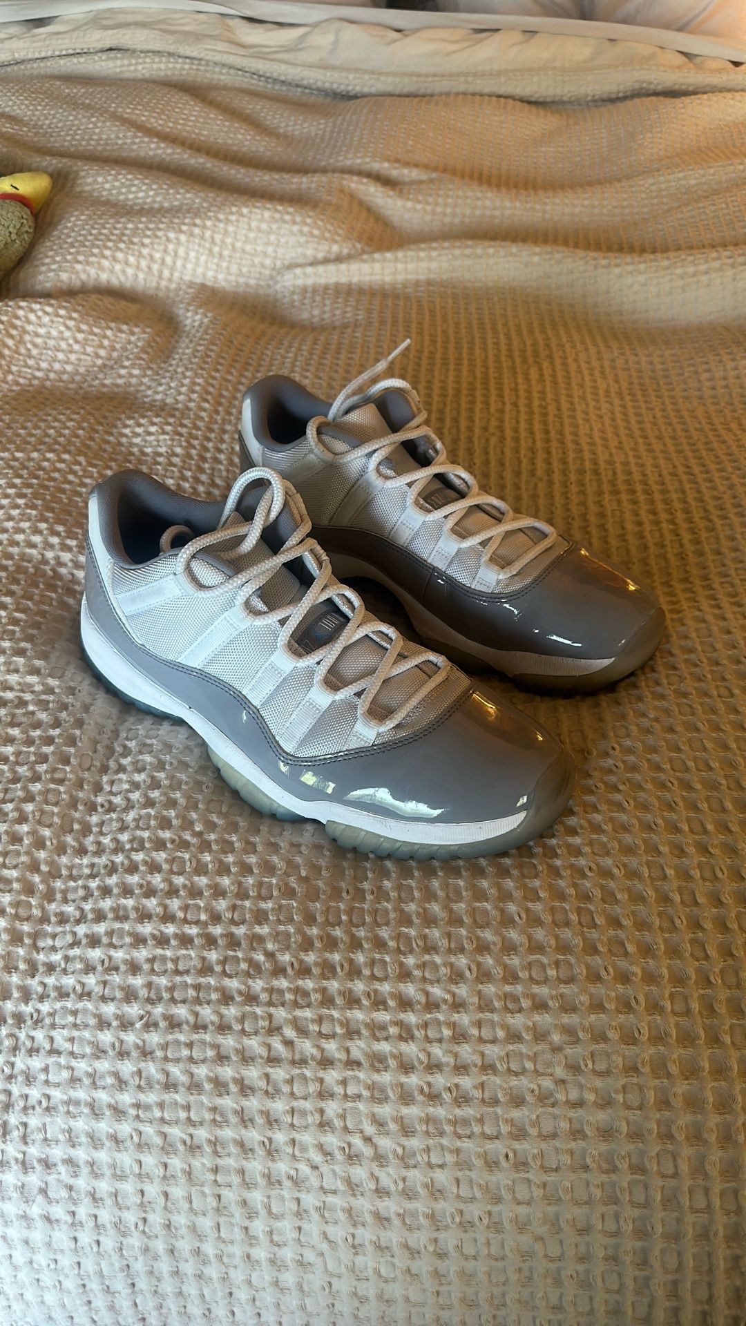Jordan 11 cement grey Lows, Size 10.5