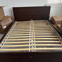 IKEA queen bed and 8 inch mattress