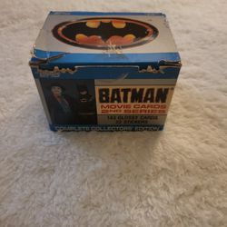 Batman Movie Cards 2nd Series Complete Collectors' Limited Edition Set 1989