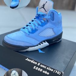 Air Jordan 5 UNC Size 10