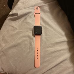 This Is A Apple Watch Series 3 42MM that's The Size And It's Of Course Apple 