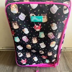 Squishmallow Girl’s Carry On Luggage