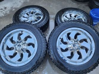 20" fuel wheels rims tires 5 lug RAM TUNDRA SEQUOIA LAND CRUISER