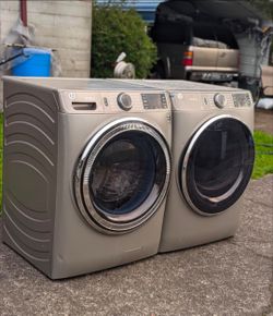 2024 GE XL Capacity 5.0 cuft washer and 7.4 cuft Electric Dryer. Works Perfect. 30 Days warranty