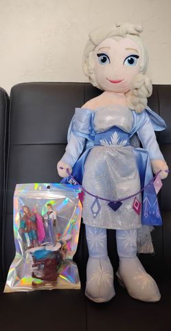 Frozen Plushie 24 inches and Figures
