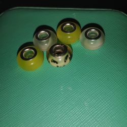 Glass LG Hole Beads 