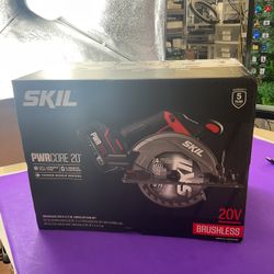 SKIL PWRCore 20V Brushless 6-1/2 Inch Circular Saw Kit (Model CR5433B-10)