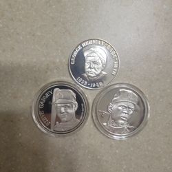 Sports Related 1 Oz 999 Silver Coins.  $95 Each 