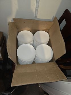 7 Inch Round Plates Brand New.