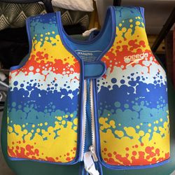 Speedo Kids Life Jacket – Age 4–6 – 24” Chest – Excellent Condition