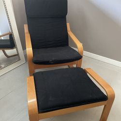 Ikea Chair And Foot Rest