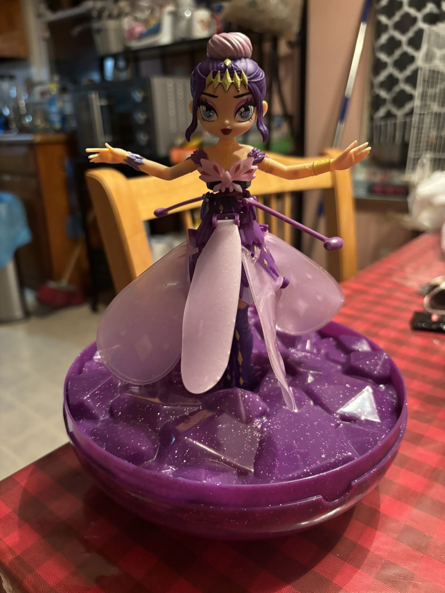 Hatchimals Pixies, Crystal Flyers Purple Magical Flying Pixie