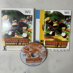 Donkey Kong Barrel Blast Mint Conditions Nintendo Wii GAME