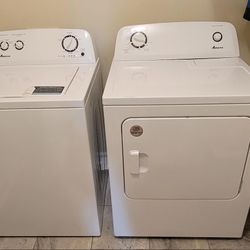 Amana Top Load Dual Action Agitator Washer & Dryer Set - MUST PICK UP