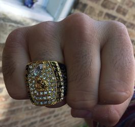 2018 Fantasy football championship champion ring trophy