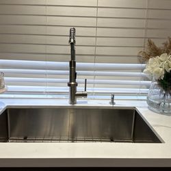 Kitchen Faucet With Soup Dispenser
