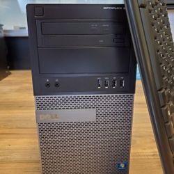 Dell  OPTIPLEX 9020, INTEL QUAD CORE i7-3.40GHz,  128GB SSD, 2TBHDD, 16GB MEMORY,  Windows 10 Professional OS , DVD RW