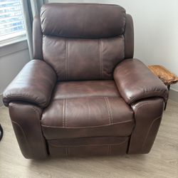 Leather Glider/Recliner  & Sofa Recliner