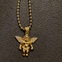 Cherub, Baby Angel Pendant 