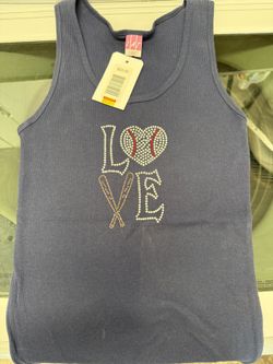 Navy Baseball Tank