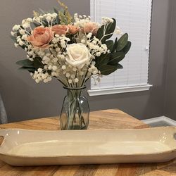 Bico Tray/Centerpiece With Handles 