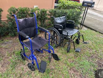 2 wheelchairs