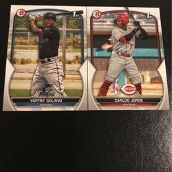 2023  Paper Bowman 1st - Yoffry Solano - Carlos Jorge - Spencer Jones - Ryan Clifford - Blake Loubier