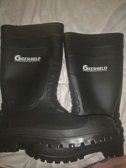 Mens Gieedhield Rubber boots, size 10, waterproof and anti slip, brand new