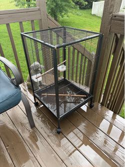Small used bird cage