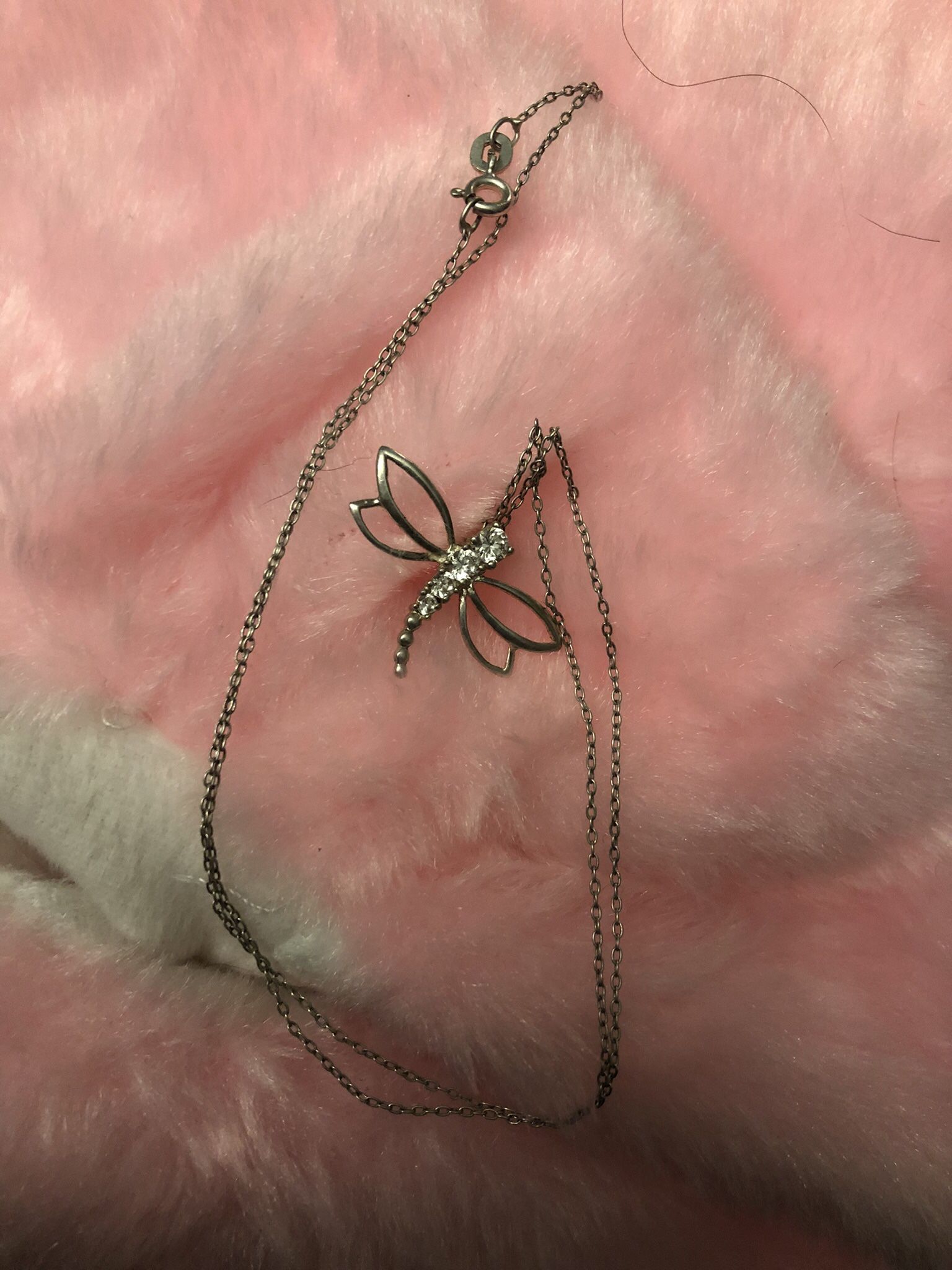 925 Butterfly Silver Necklace