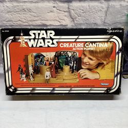 1978 Vintage Star Wars Creature Cantina Playset Boxed Complete & 10 Figures
