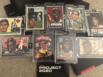 Lot of 9 - Topps Project 2020 Baseball Cards - Old Timers, Hall of Fame Collection - BOB GIBSON
