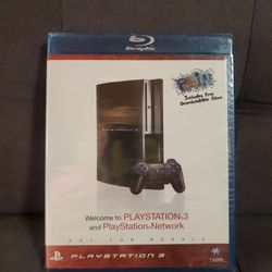 PS3 Blu-ray Pain Disc Welcome to Playstation 3 & Playstation Network New Sealed. Slight tearing of plastic at top but still sealed and brand new