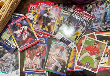 Various sports cards