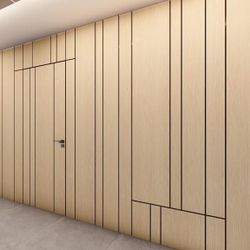 Laura Meroni  NEW Custom Wood Wall Paneling With a Hidden Door 220 Sq Ft 