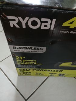 New RYOBI 40v brushless NEW