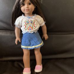 Retired Luchita 18 Inch American Girl Doll