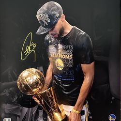 Steph Curry Autographed Signed 16x20 Photo JSA SC Sports Mngmt Golden State Warriors