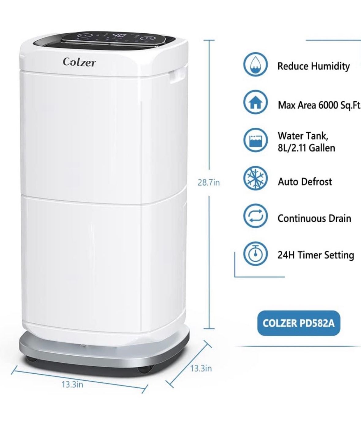 Colzer 140 Pint Dehumidifier