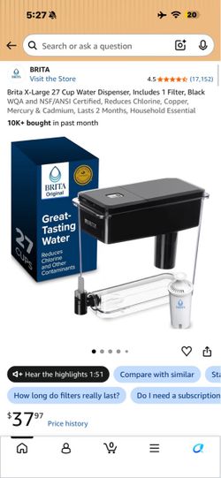 Brita water dispenser